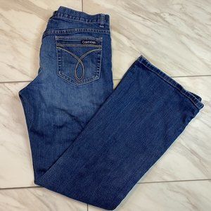 Calvin Klein Jeans Womens Flare Fit 29/8 Medium Wash